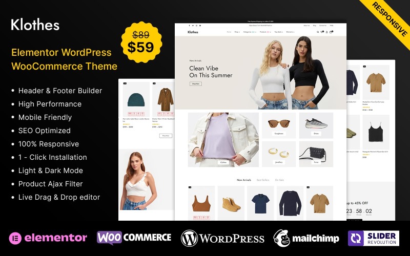 服装- WooCommerce主题适合时尚和服装的元素