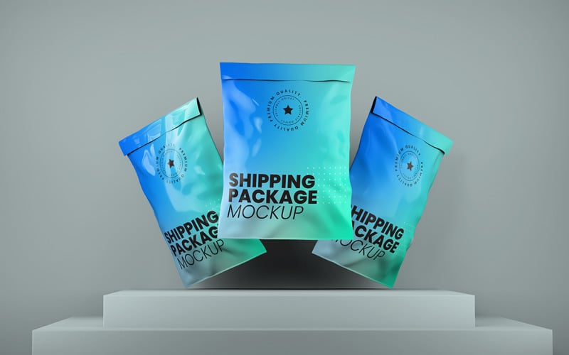 Shipping Package PSD Mockup Vol 11