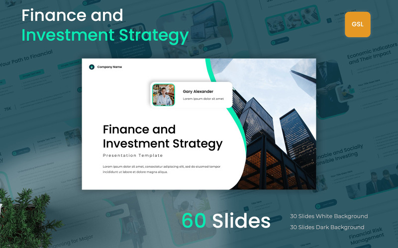 金融和投资策略谷歌幻灯片模板