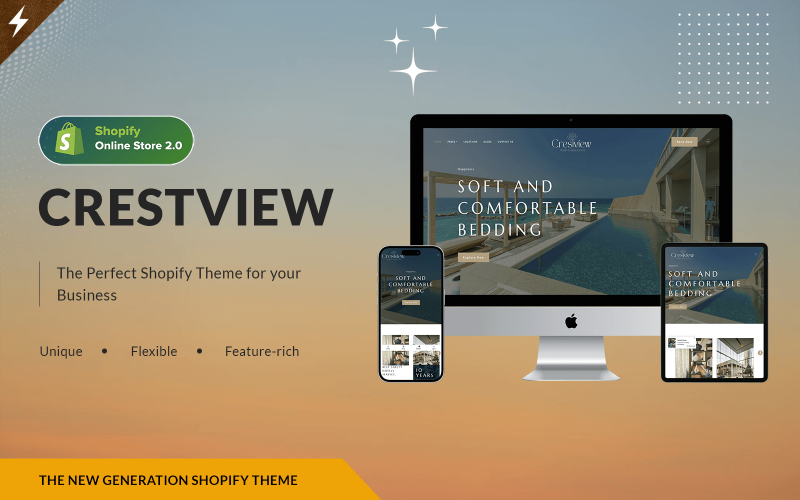 Crestview - shopify主题的酒店和度假商店