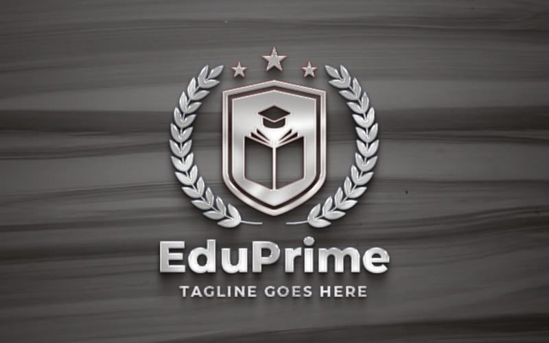 Education Logo Template for E-Learning Platforms,  and Institutes