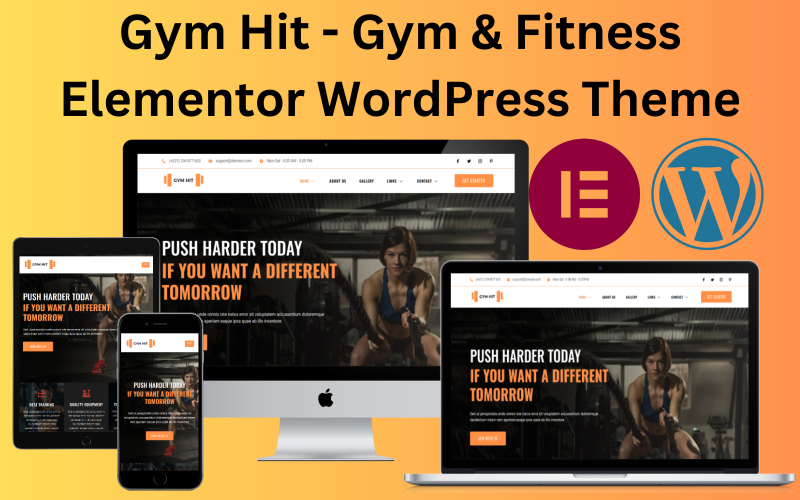 Gym Hit - Gym & 健身元素WordPress主题