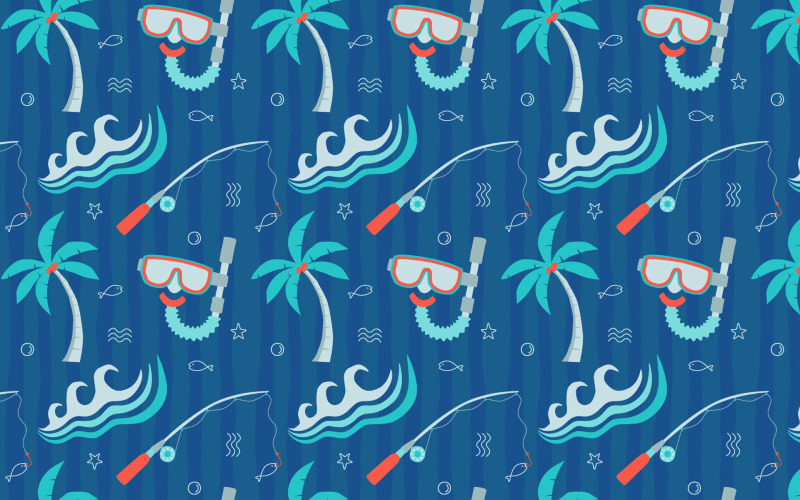 Nautical Seamless Pattern