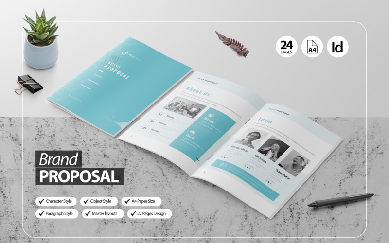 Brand Proposal Template - 24 Pages