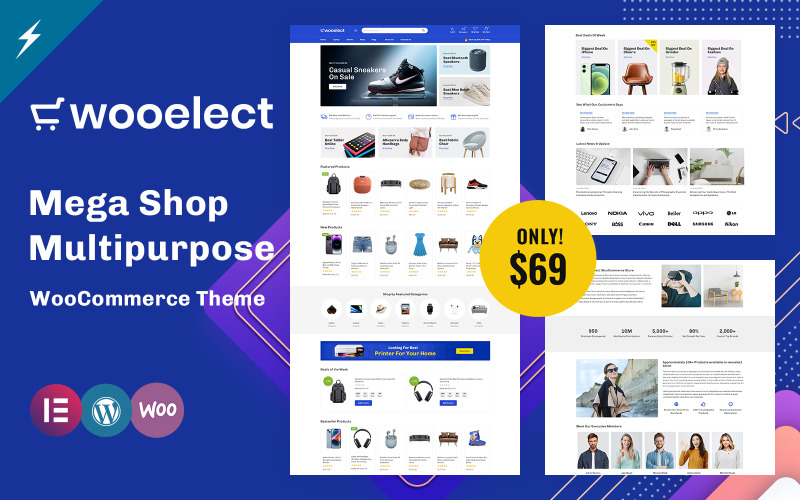 Wooelect – Mega Shop többcélú WooCommerce téma