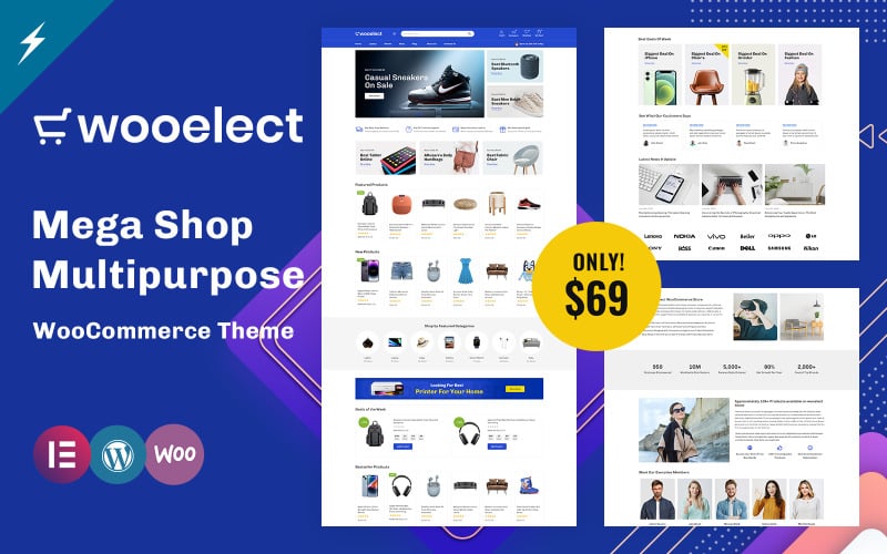 Wooelect - uniwersalny motyw WooCommerce Mega Shop