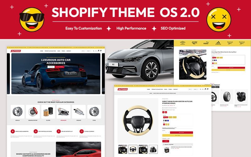 Autoigo - Automotive Car & 备件汽车工具多用途Shopify 2.0 Responsive Theme