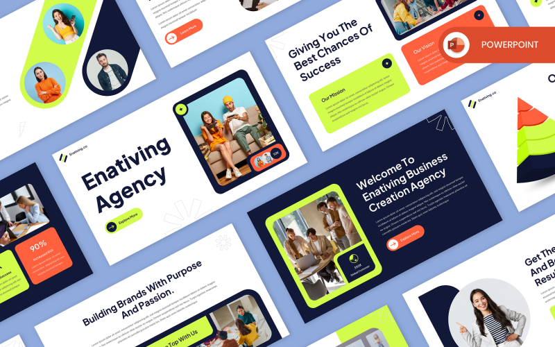 Enativing - Creative Agency PowerPoint Template