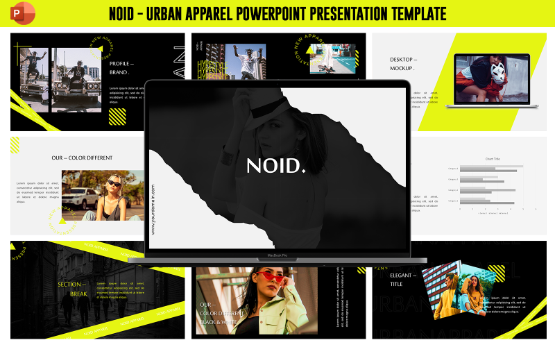 Noid - Modèle de présentation de vêtements urbains