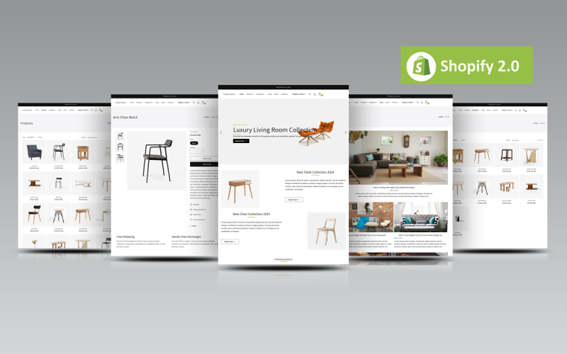 Tishfy1 – Tema Shopify 2.0 para tienda de muebles