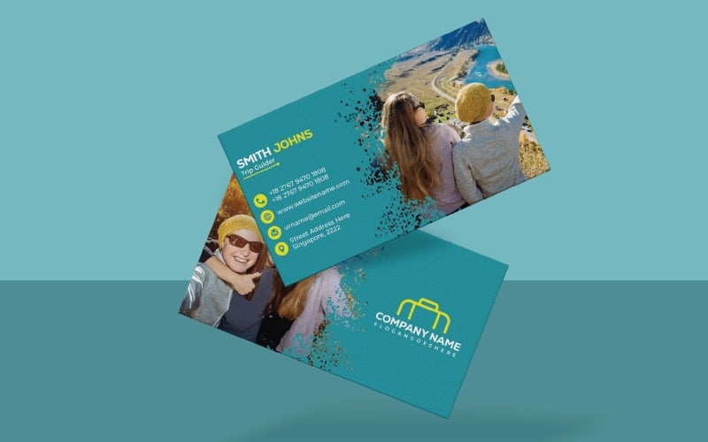 Premium Business Card Templates for Professionals Travel Agencies