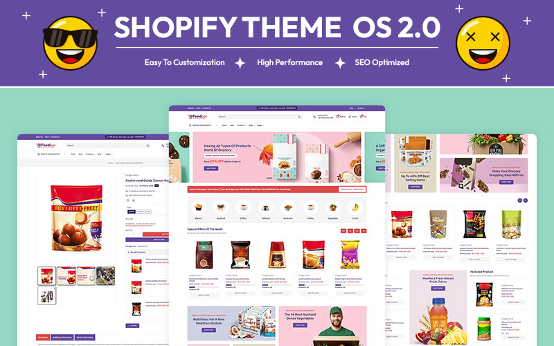 Foodigo -增强您的杂货店与多用途自适应Shopify主题