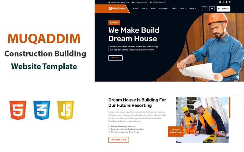 Muqaddim -网站建设和架构模板