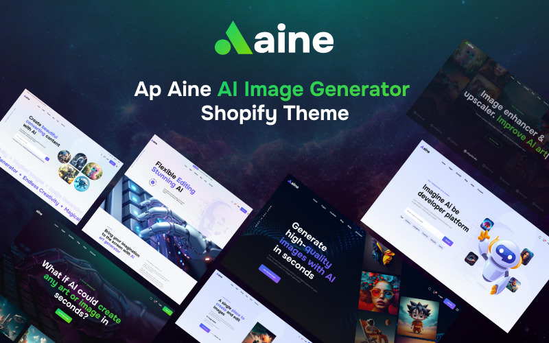 Ap Aine - Shopify主题的AI图像生成器