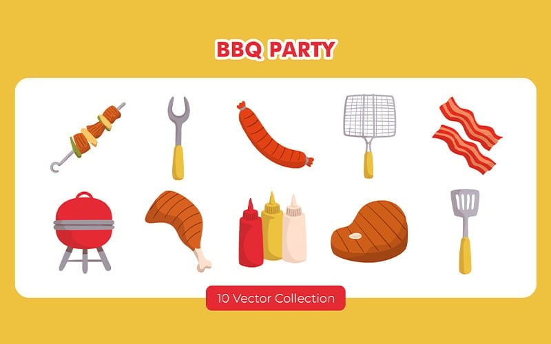 BBQ Party 向量 Collection