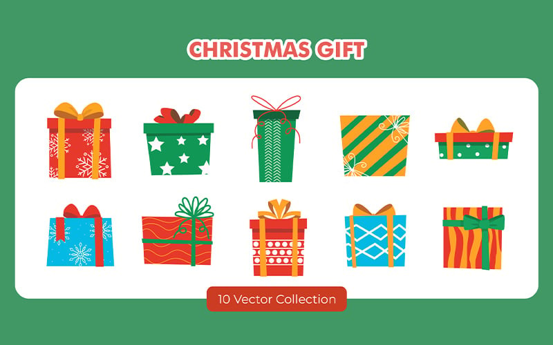 Christmas Gift Vector Set