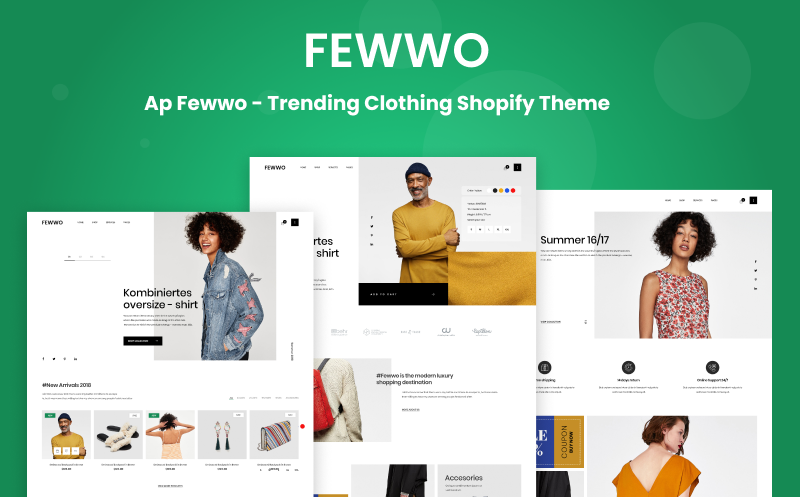 Ap Fewwo - 流行服装 Shopify 主题