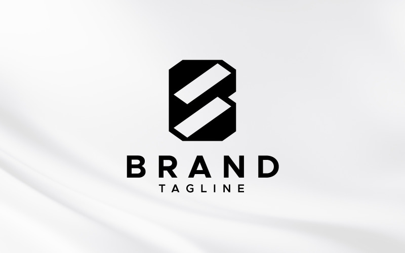Дизайн логотипа строительства буквы B
