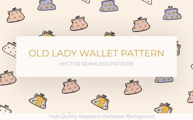 Vintage Wallets Seamless Pattern