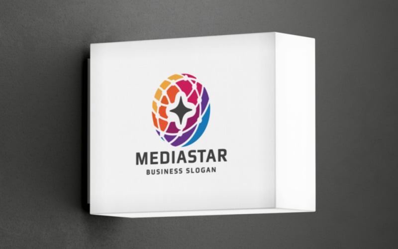 Media Star Studio Professional Logo