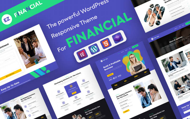 EZ Financial: Nejlepší téma WordPress pro modernizaci vašeho finančního podnikání