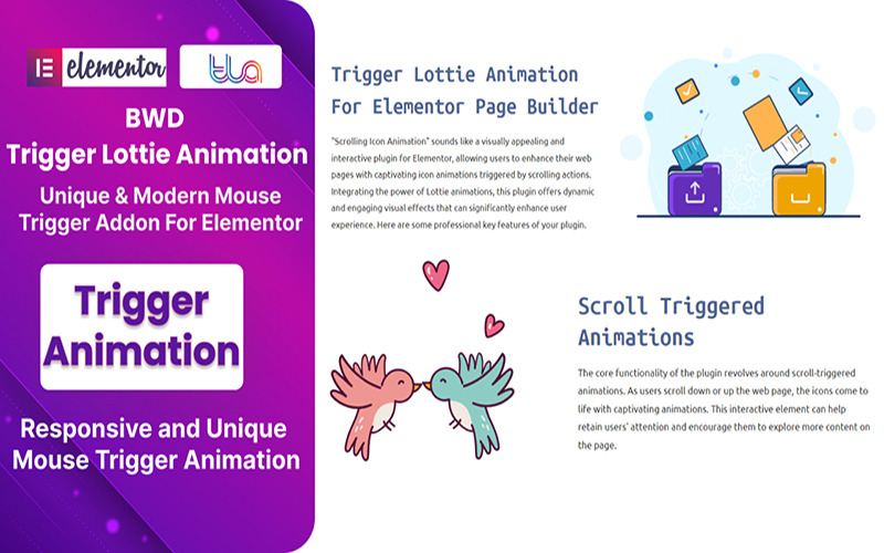 Acione o plug-in WordPress de animação Lottie para Elementor