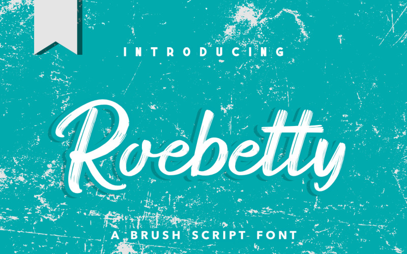 Roebetty - Pinselschriftart