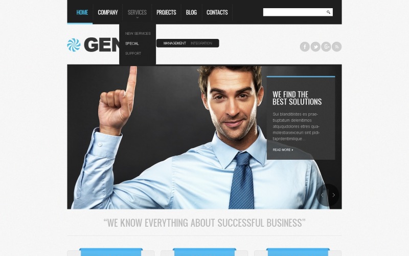 Consulting Company Drupal Template