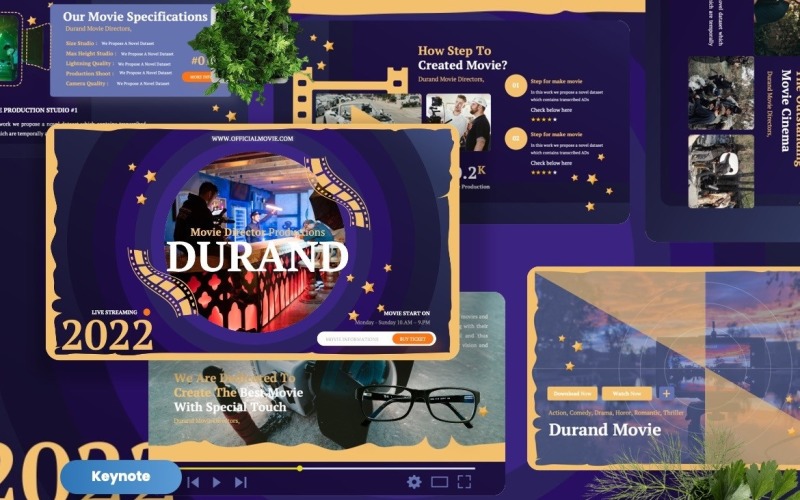 Durand - Modèle de présentation de Movie Studio