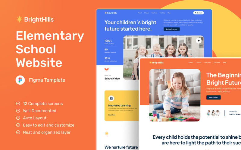 BrightHills - Basisschoolwebsite