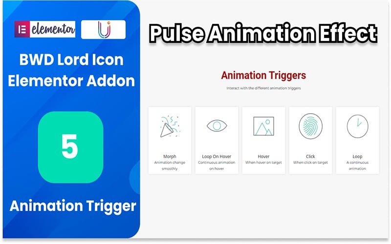 Плагін WordPress BWD Lord Icon для Elementor