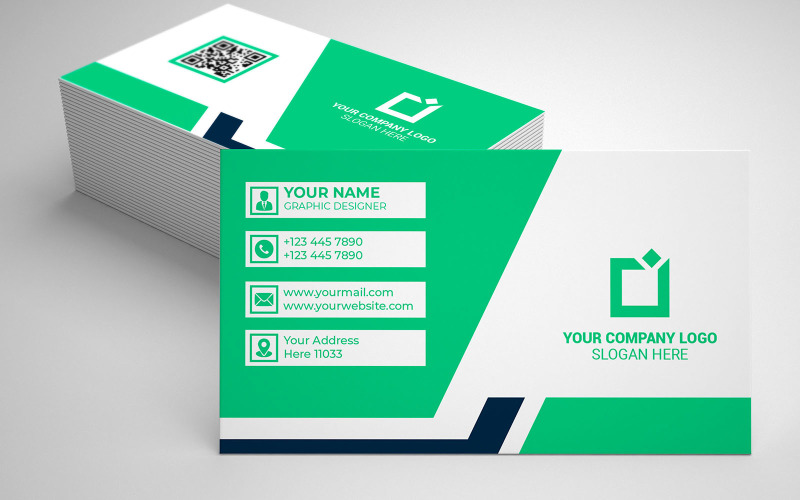 Business Card Design Template and ready for print Template