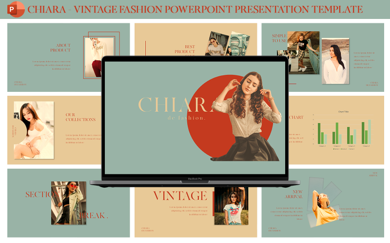 Chiara - Vintage Fashion Presentation Template