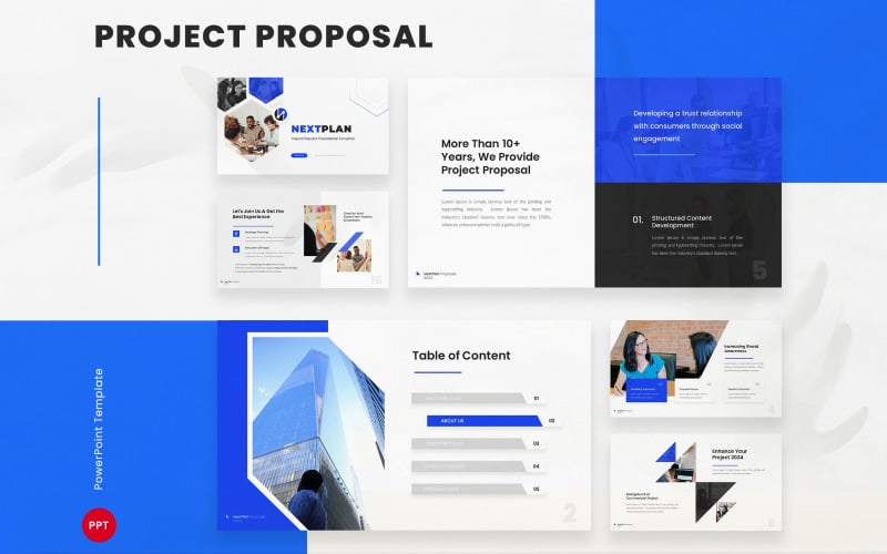 NextPlan - Project Proposal PowerPoint Template