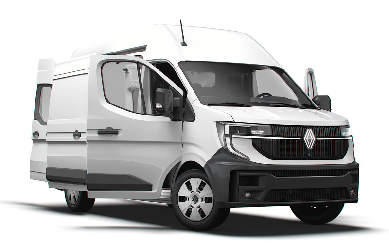 Renault Master L2H3 Van HQ Interiör 2024