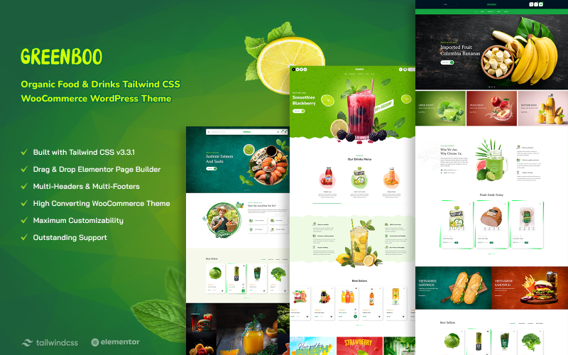 GreenBoo – Food & Drink WooCommerce téma