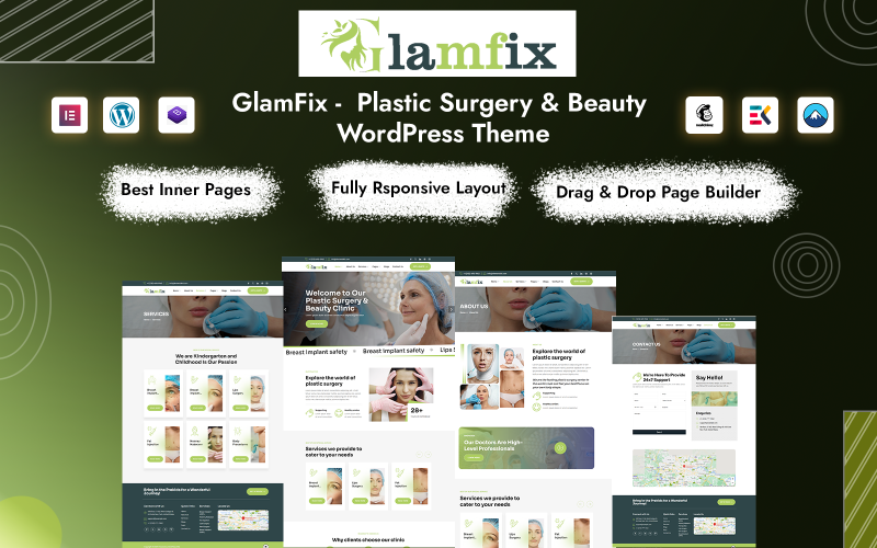 GlamFix — WordPress тема о пластической хирургии и красоте