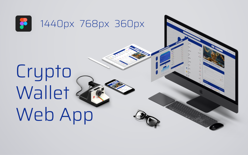 Cryptic — Crypto Wallet Web App UI Template