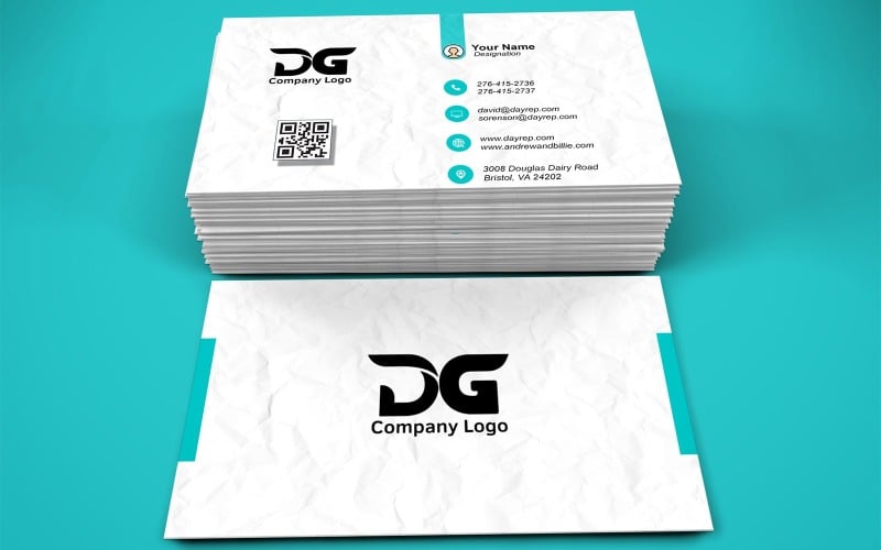 Professional Editable Visiting Card Template | Business Card | 286