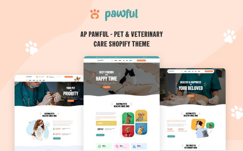 Ap Pawful - Thème Shopify pour les soins pour animaux de compagnie et vétérinaires