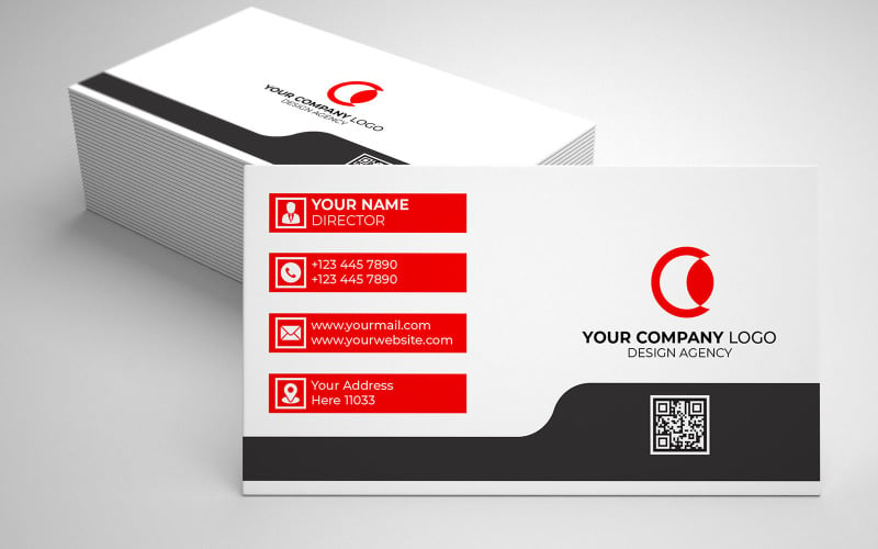 Business Card Template - Visiting Card Design