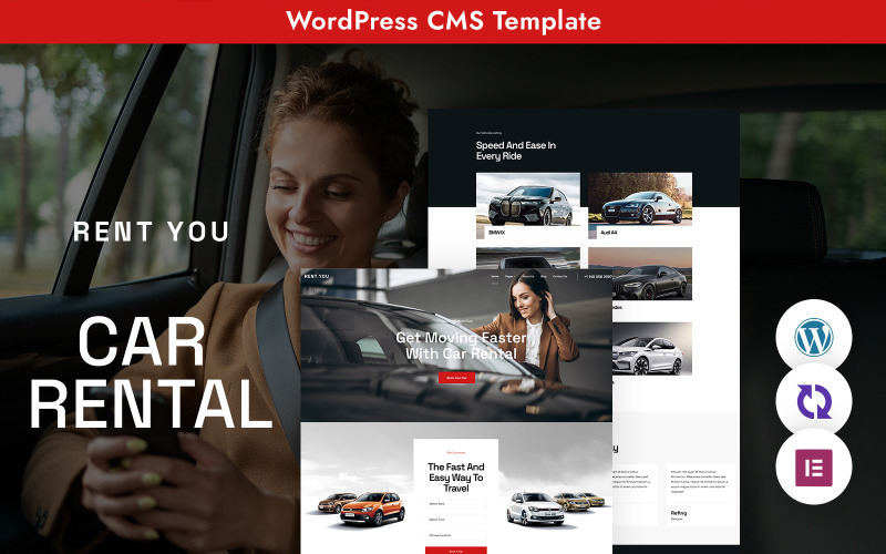Rentyou – Autókölcsönző többcélú reszponzív WordPress téma