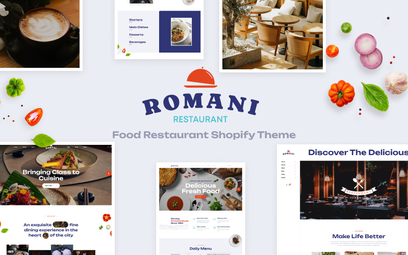 Ap Romani - Food Restaurant Shopify téma