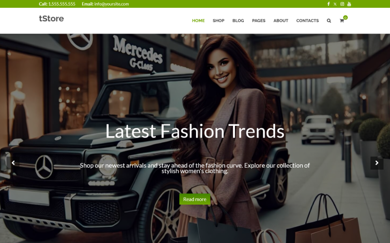 tStore - Tema WooCommerce de moda