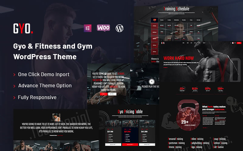 Gyo - Fitness and Gym WordPress Theme