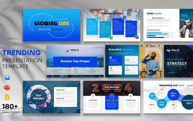 Trending Blue Offer All File In One Template