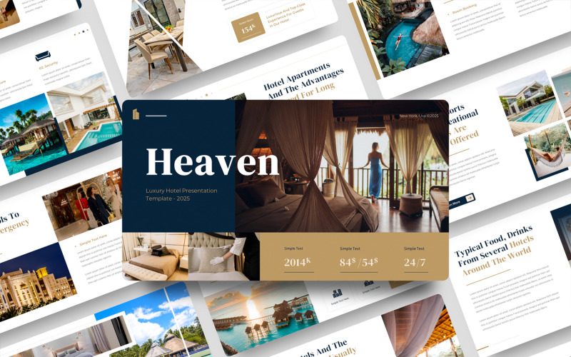 Heaven - Luxury Hotel PowerPoint Template