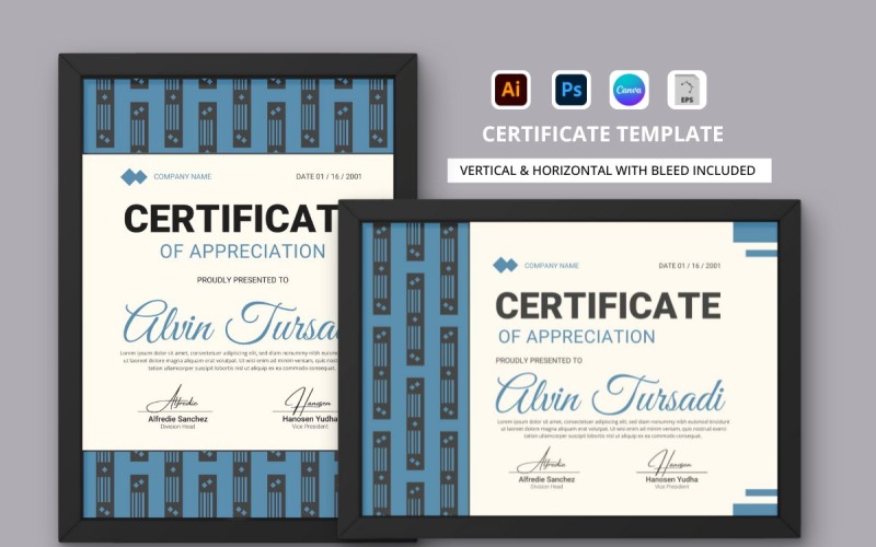 Certificate of Appreciation Template V11