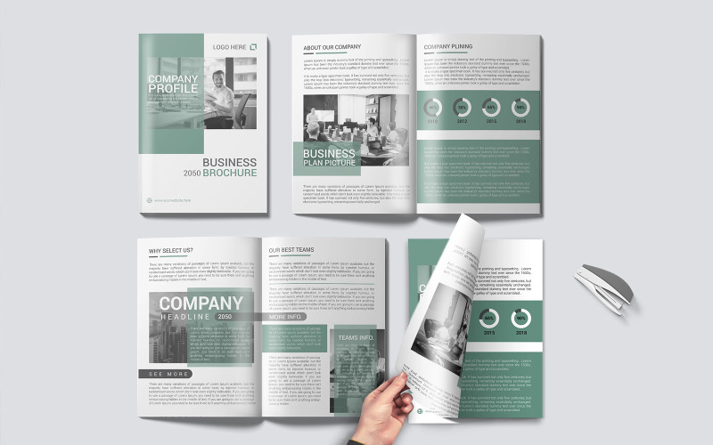 Creative Company Profile Or Brochure Design Template