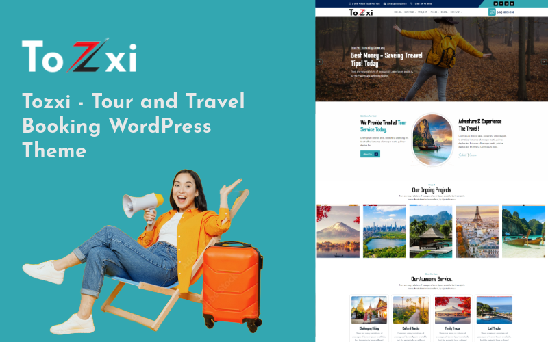 Téma WordPress Toexi - Tour and Travel Booking